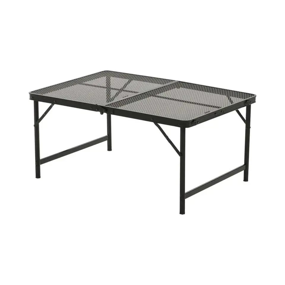 Travellife Greccio inklapbare kampeertafel mesh black - 90x60x66,5 cm