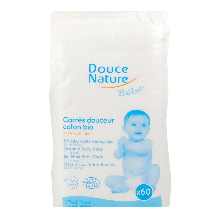 60 Carrés Coton Bio pour Bébé