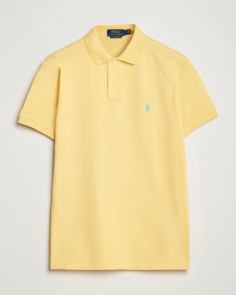 Polo Ralph Lauren Custom Slim Fit Polo Corn Yellow