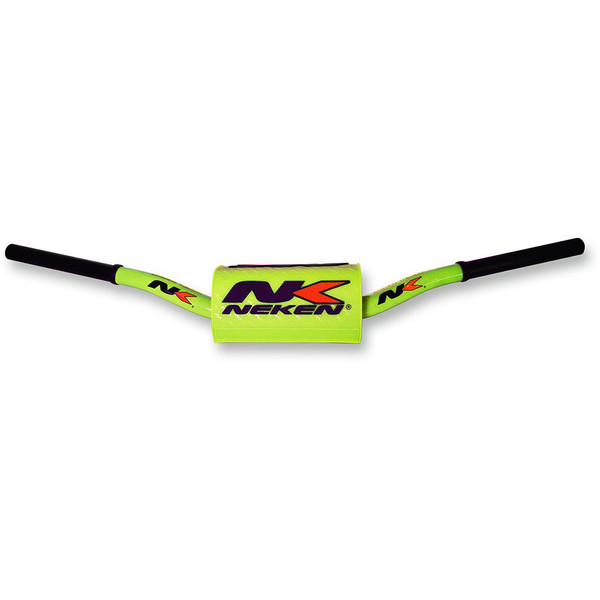 Neken - Guidon Original YZF - diamètre variable design conique Jaune fluo
