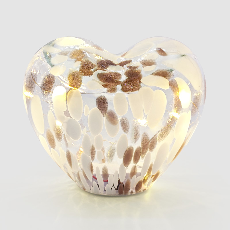 Coeur lumineux 'Smoky' LED