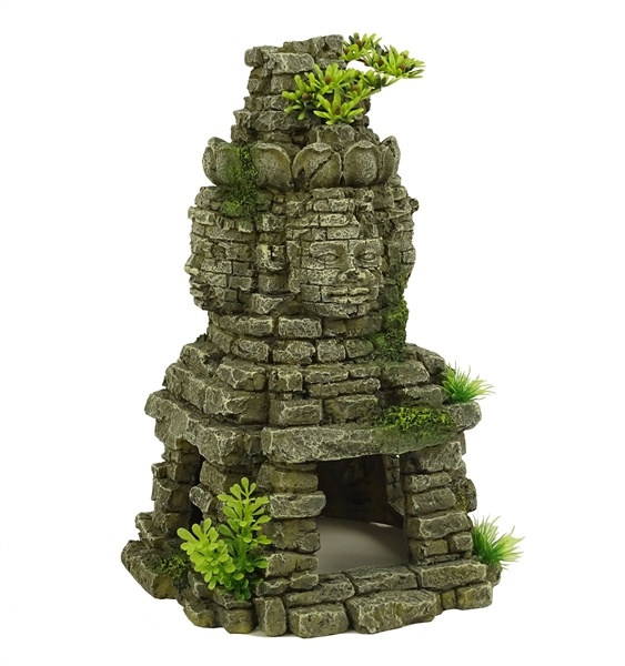 Blue Belle Pacific Ankor Wat Statue | Aquariumdecoratie
