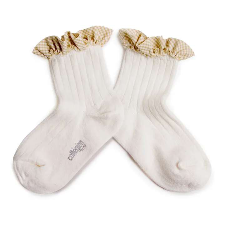 Collégien Chaussettes Brigitte | Blanc