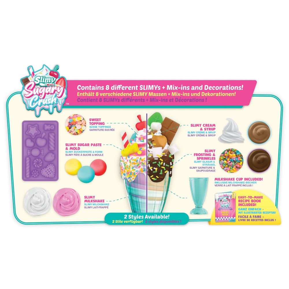 Slimy Sugary Crush Gebäckserie Slimy-Greatshake Sortiment