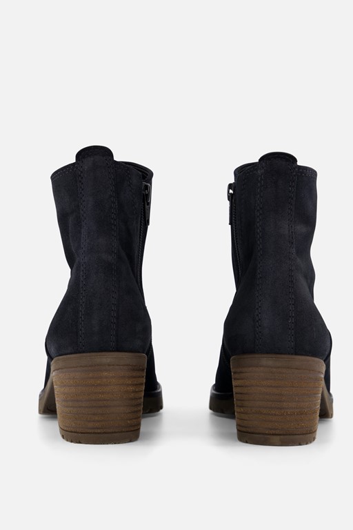 Gabor Enkellaarsjes blauw Suede