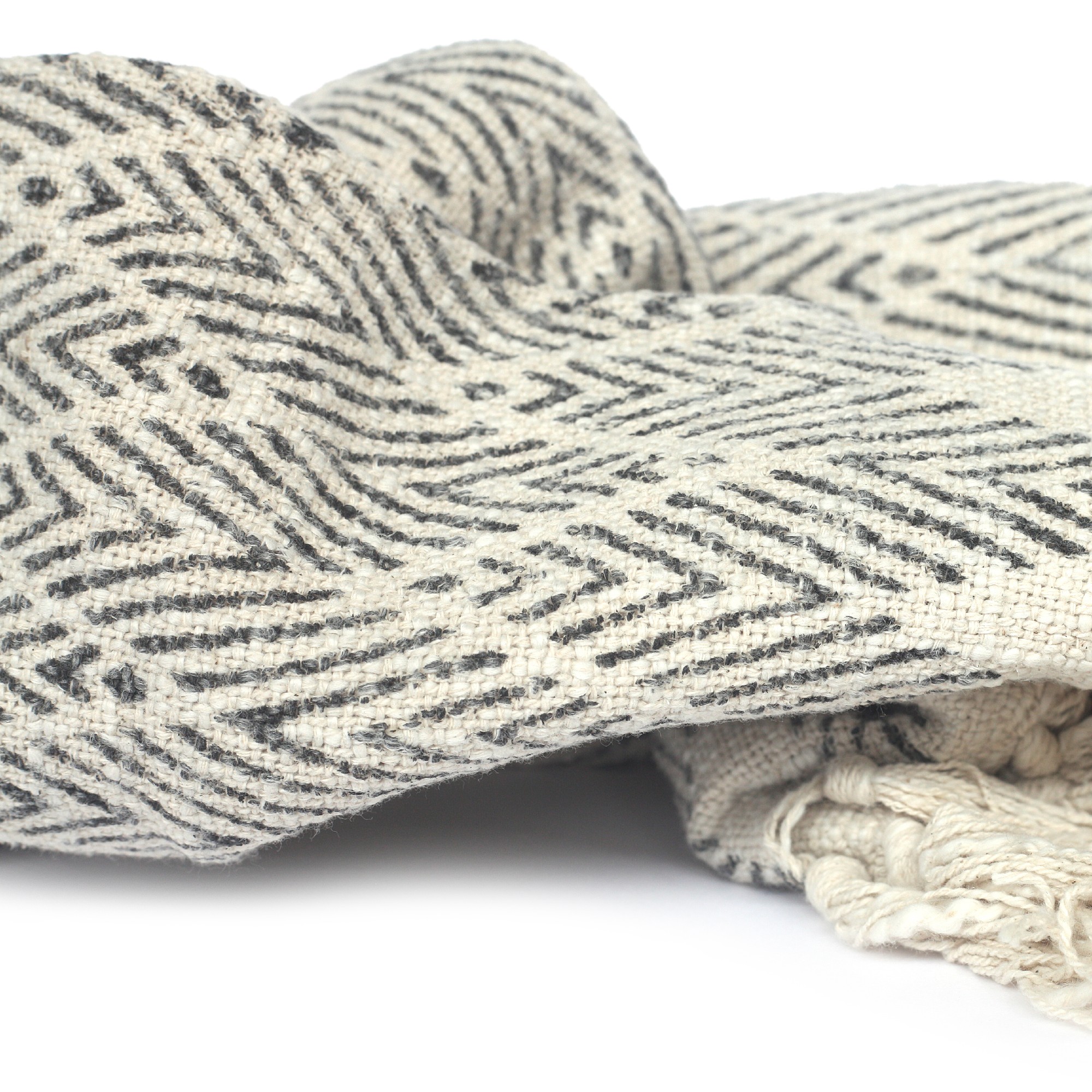 Throw 'Bagoi', schwarz, beige, T 120 cm, B 170 cm günstig bestellen