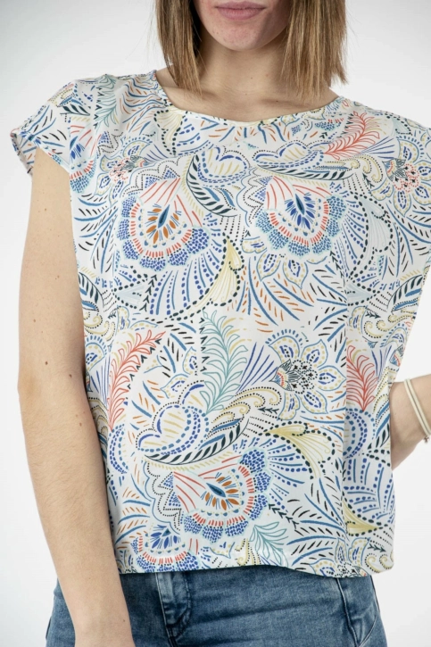 tee shirt molly bracken p1477ae21 feather offwhite