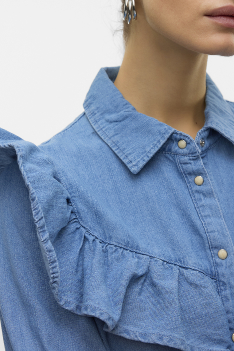 Vero Moda blauwe dames blouse