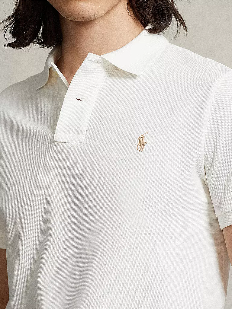 POLO RALPH LAUREN Poloshirt Slim Fit weiss