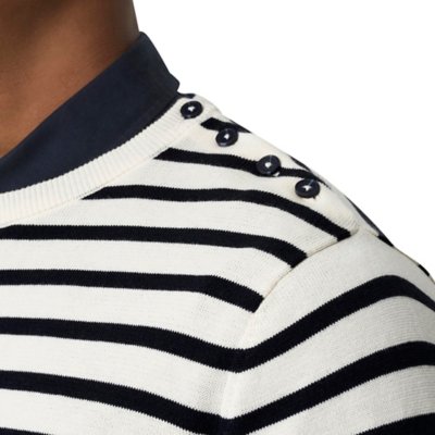 Sweatshirt homme Onskalby Reg 12 Stripe Knit Noos ONLY AND SONS