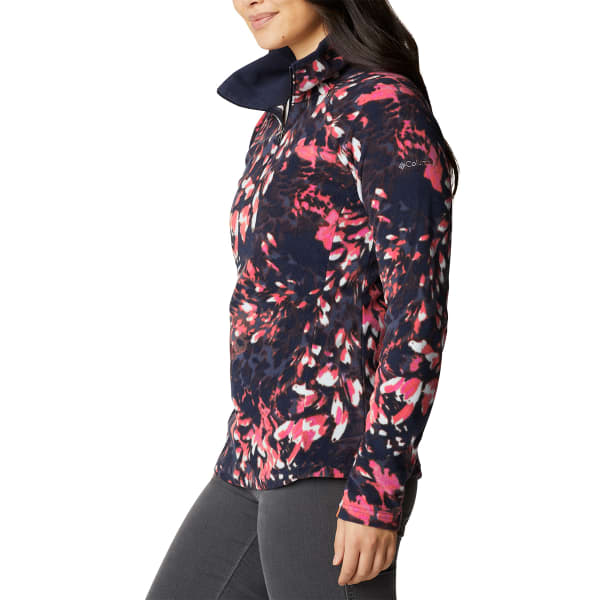 Sweat polaire COLUMBIA GLACIAL IV PRINT 1/2 ZIP W DARK NOCTURNAL DOTTY FLORAL