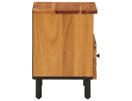 VIDAXL - Tables de chevet 2 pcs 40x33x46 cm bois d'acacia massif