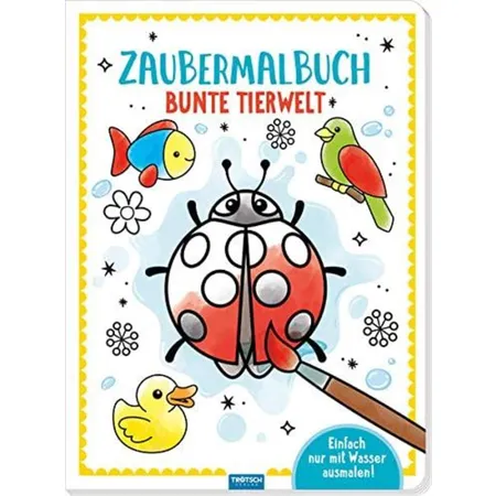 Trötsch Malbuch Zaubermalbuch Bunte Tierwelt