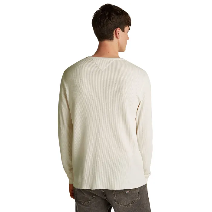 Tommy Hilfiger Slim Waffle Longsleeve Shirt Heren