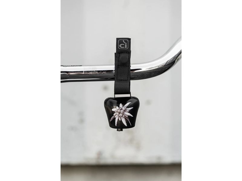 Incirca Glocke Cowbell mit Edelweiss Alpine Klingel für individuellen Stil