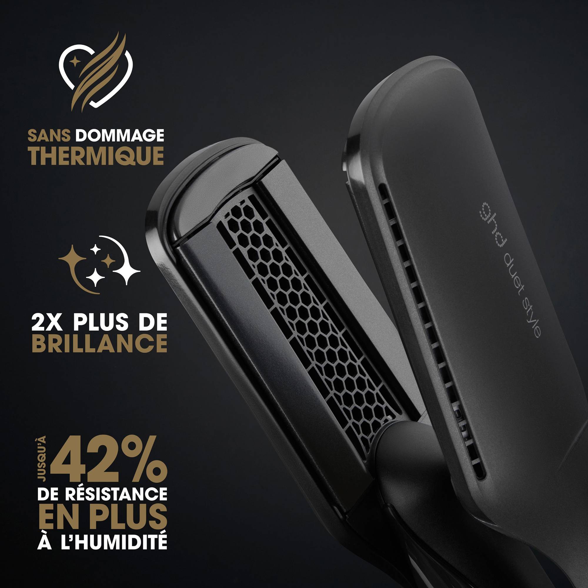 Lisseur séchant 2-en-1 ghd Duet Style Noir