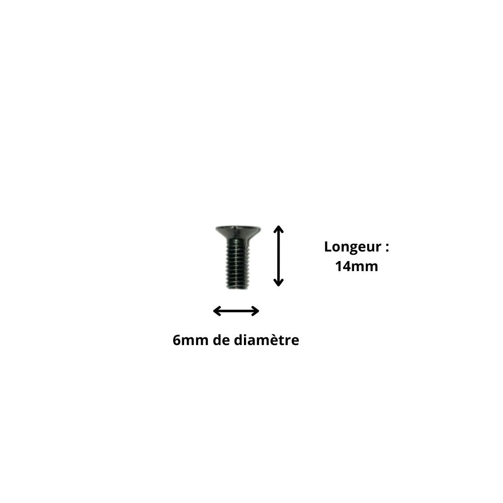 Vis M6x14 à Tête Fraisée et Empreinte Allen (Pack de 10)