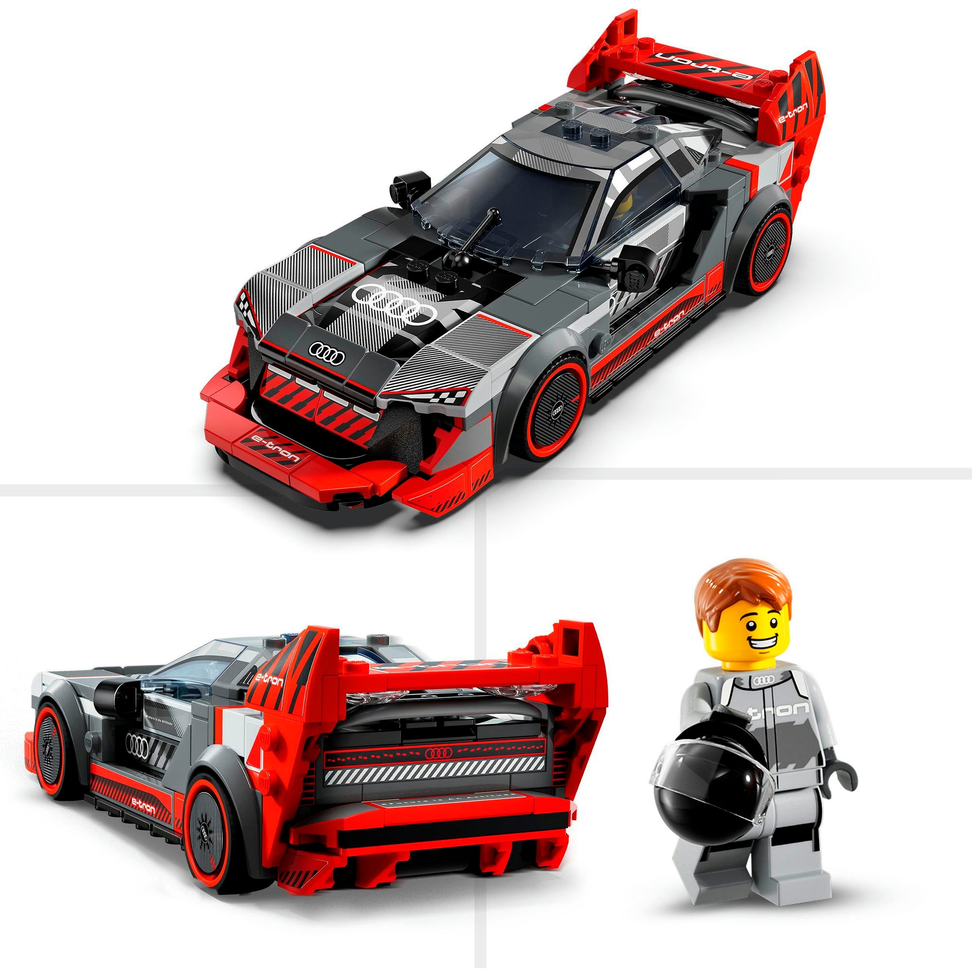 LEGO Konstruktionsspielzeug Speed Champions Audi S1 e-tron quattro Rennwagen