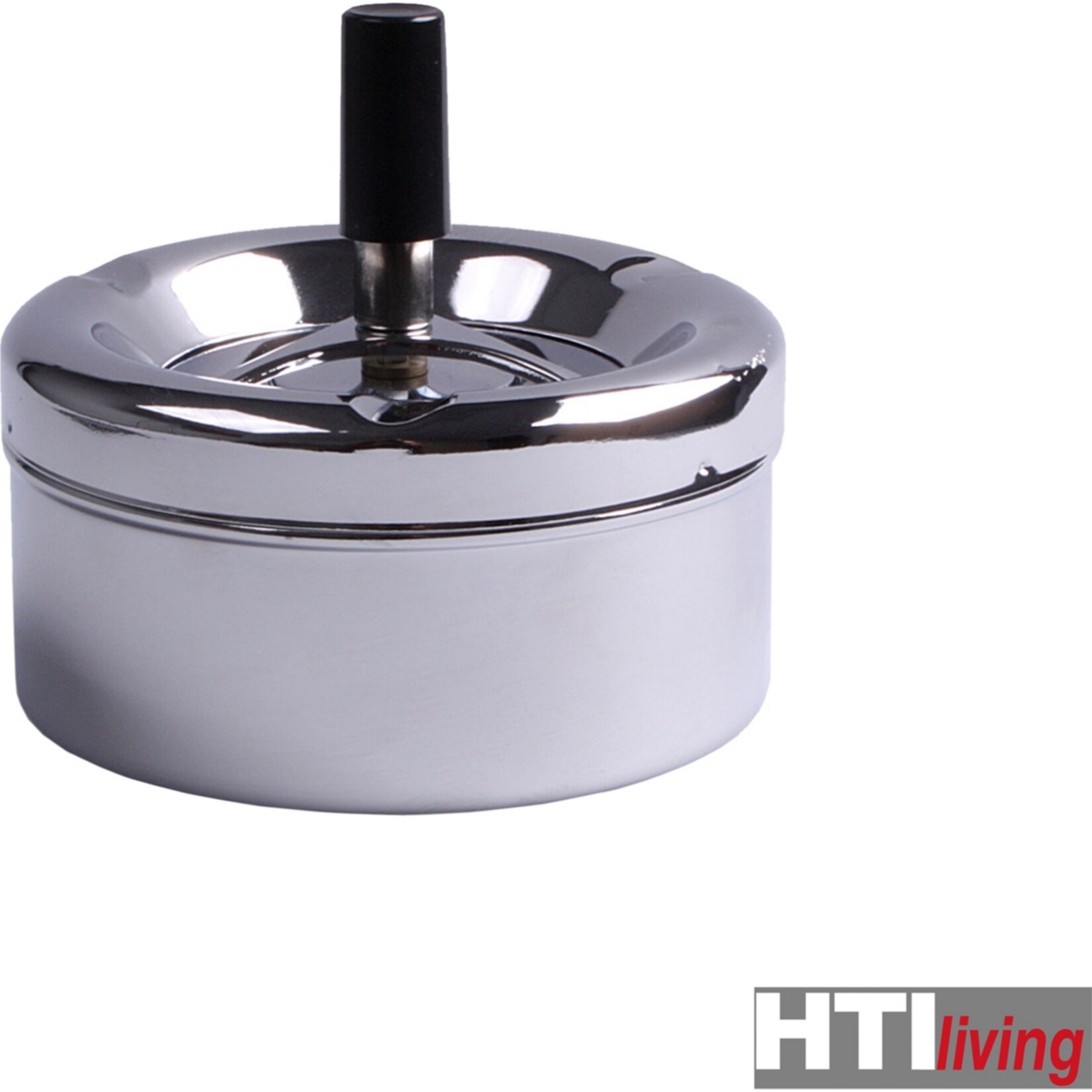 HTI-Living Druckaschenbecher Chrom