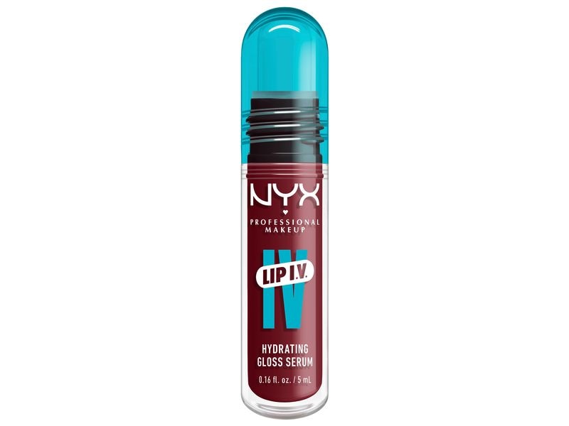 NYX Professional Makeup Lip Gloss IV Serum feuchtigkeitsspe Pflegender Lippenbalsam mit Vitaminen