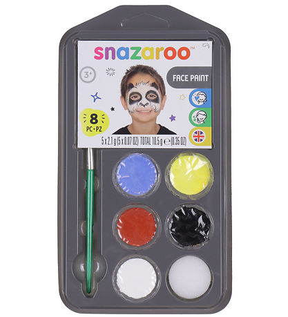 Snazaroo Kinderschminke - Summer - 7 Teile + 1 Ideenheft