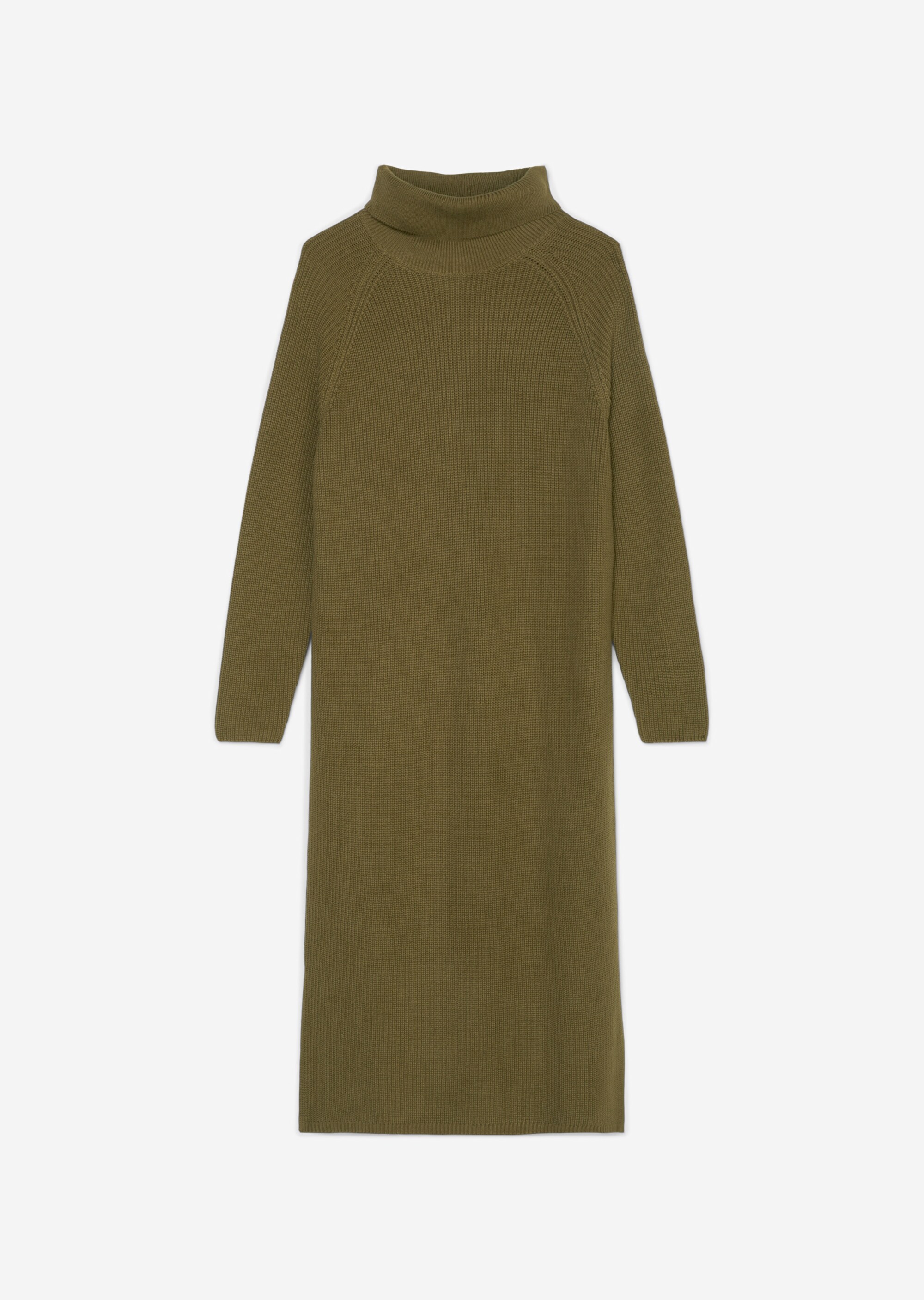 DfC Rollkragen-Strickkleid looseaus Organic Cotton-Garn