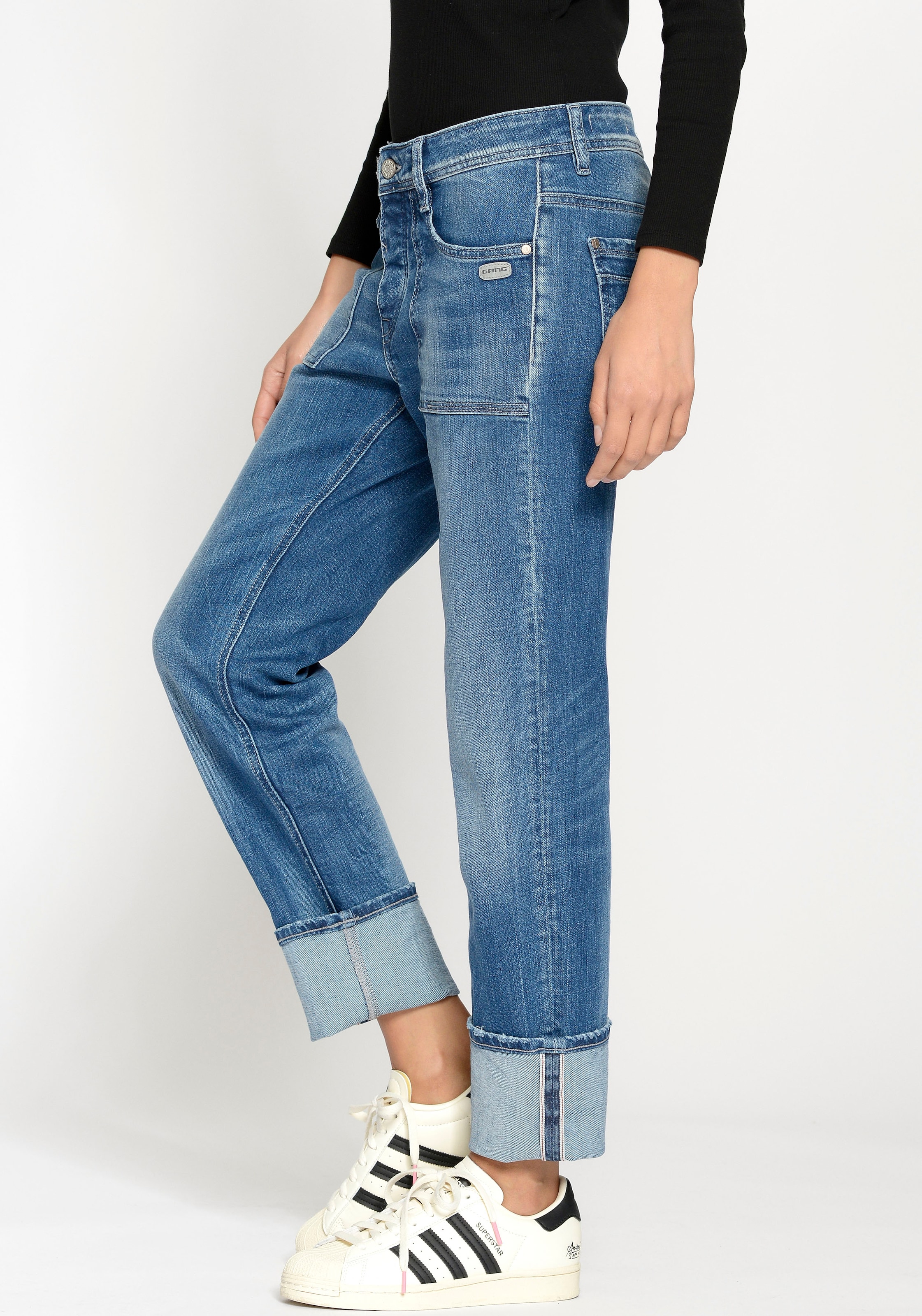 GANG Boyfriend-Jeans »94NICA WORKER«, cooler, androgyner Look