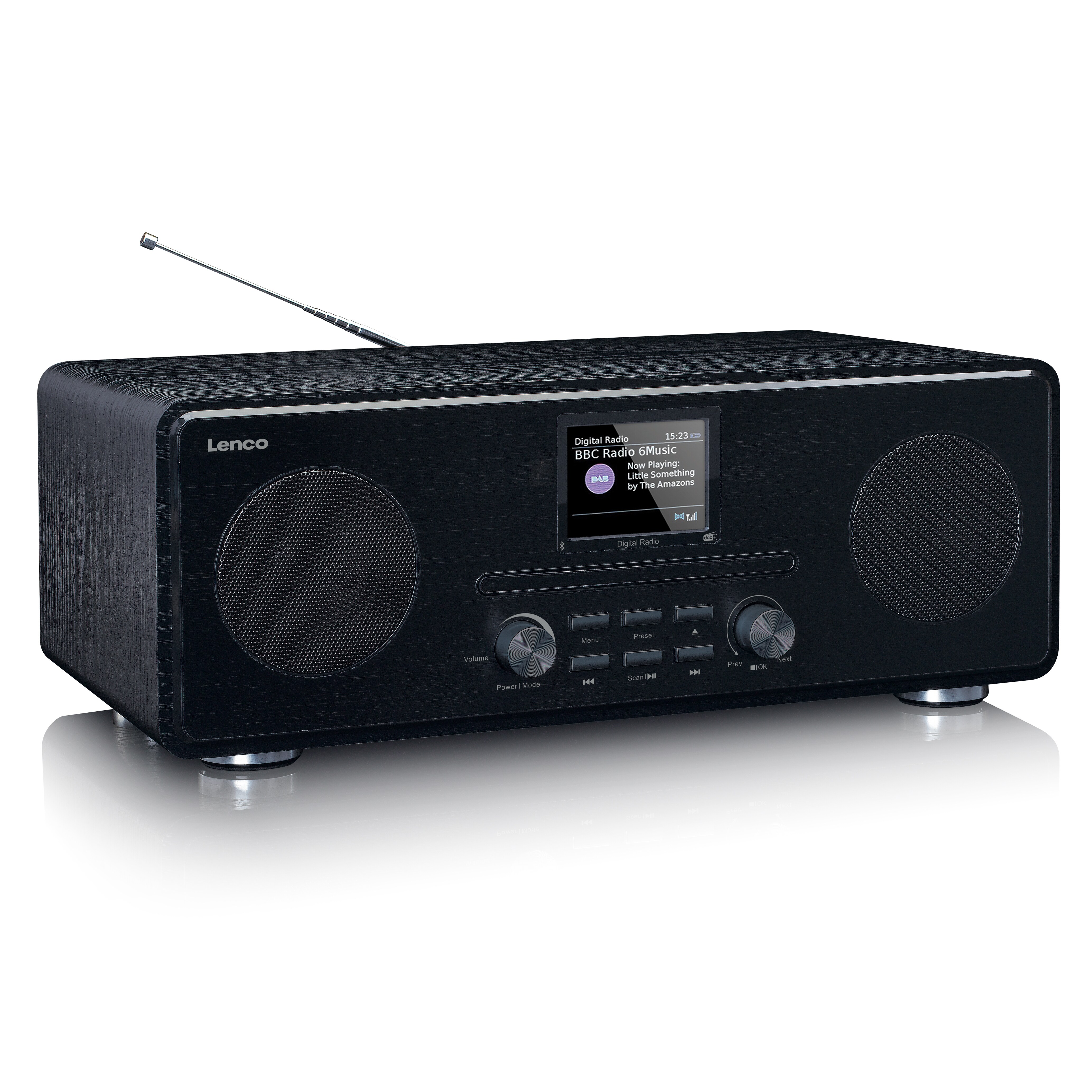 Lenco Stereo DAB+ Radio DAR-061 mit FM, CD-Player und Bluetooth