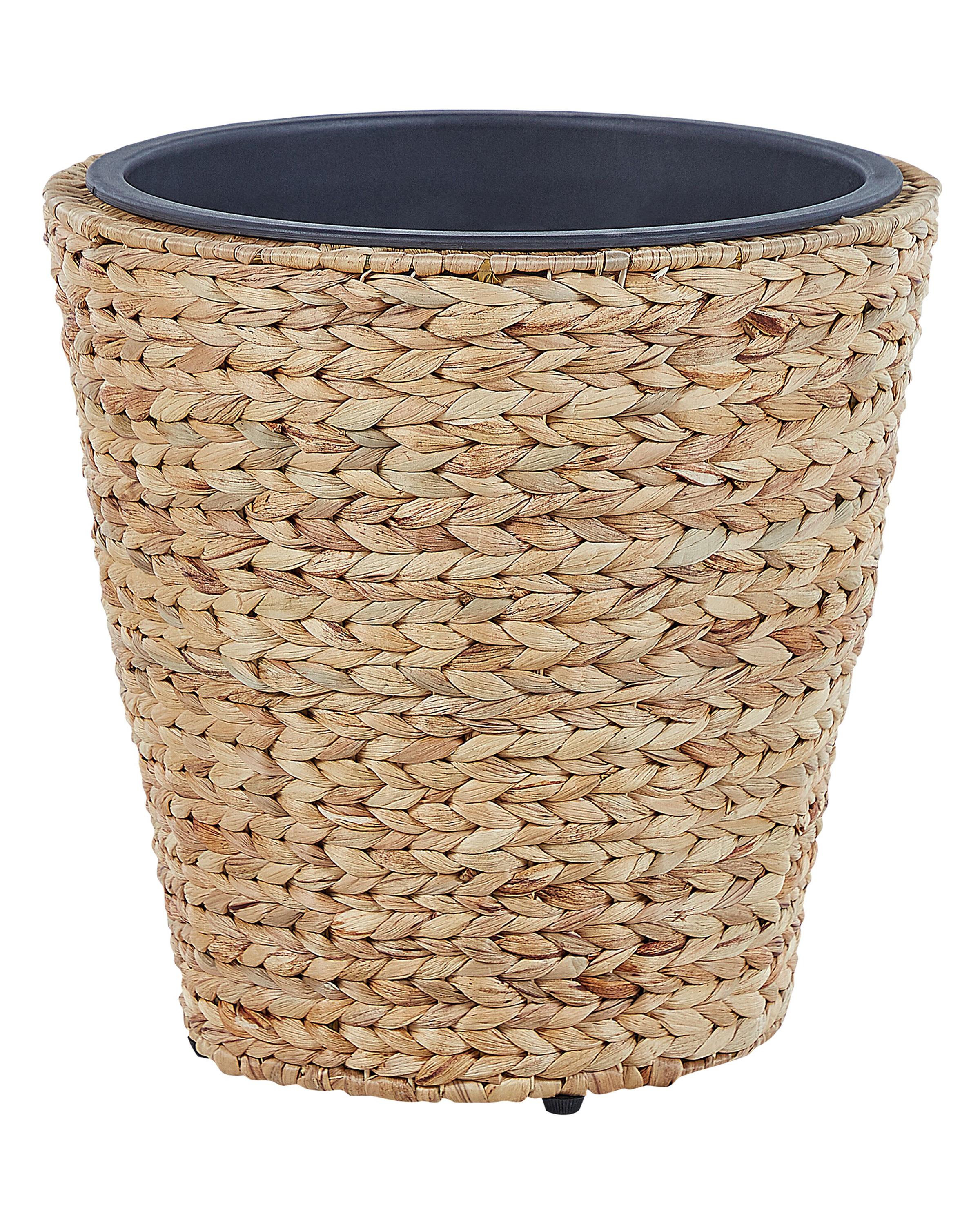 Set van 3 bloempotten PLAKA Waterhyacinth 29/37/49 cm Natuurlijk