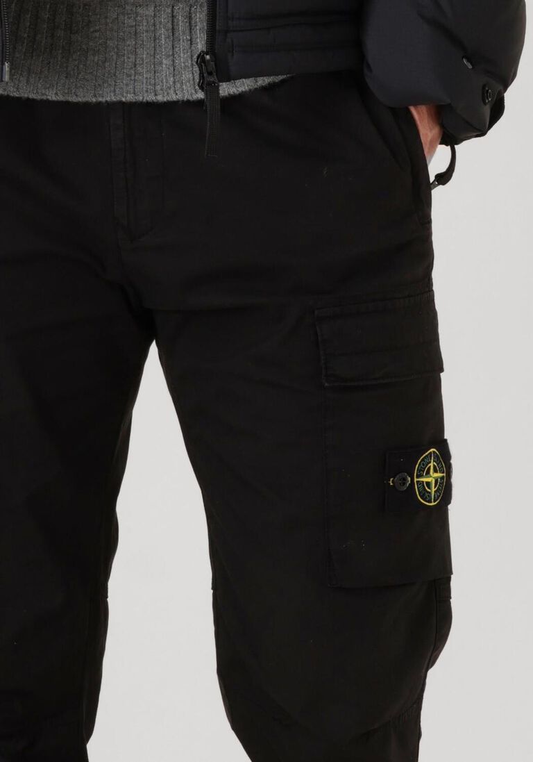 zwarte stone island cargobroeken trousers