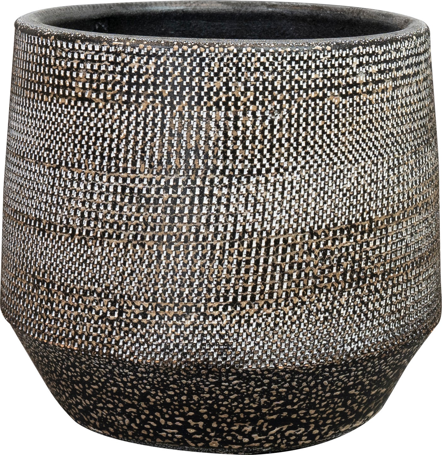 TS bloempot Norell bruin D 15 H 13 cm