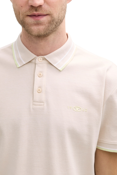 Tom Tailor beige heren polo