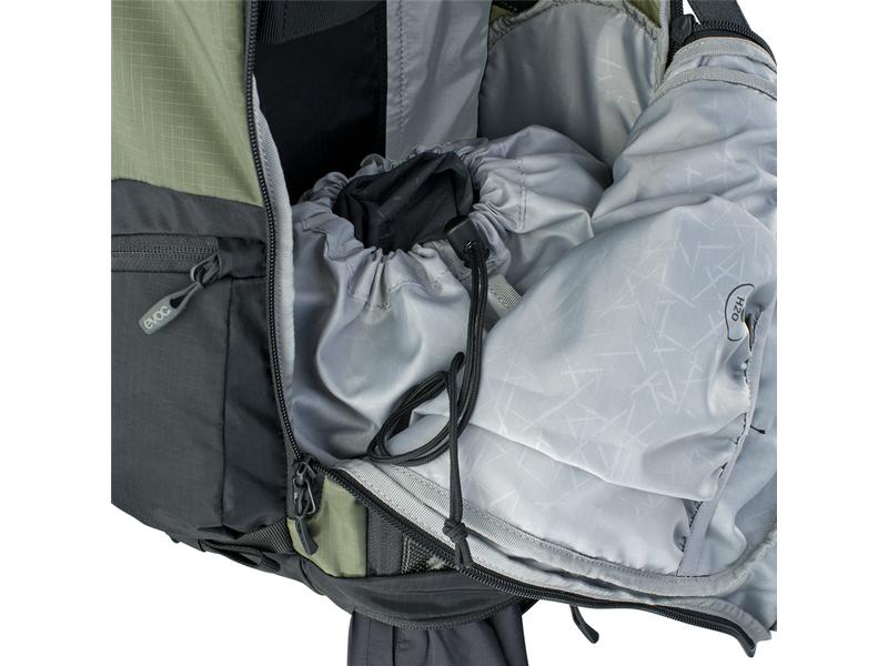 evoc Rucksack FR Tour E-Ride 30 l, Dark/Olive/Black Protector-Rucksack für E-Bikes