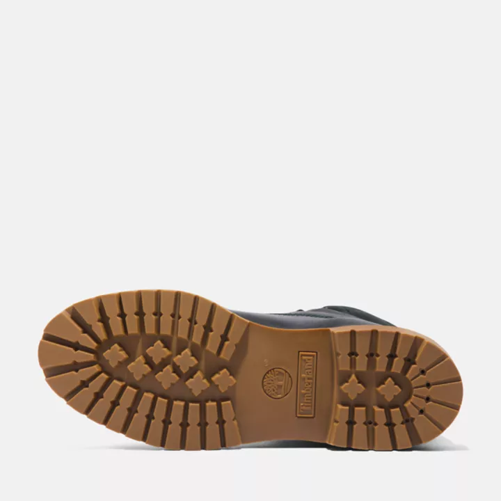 Bota Timberland Premium de 6 polegadas para homem, em preto/verde.