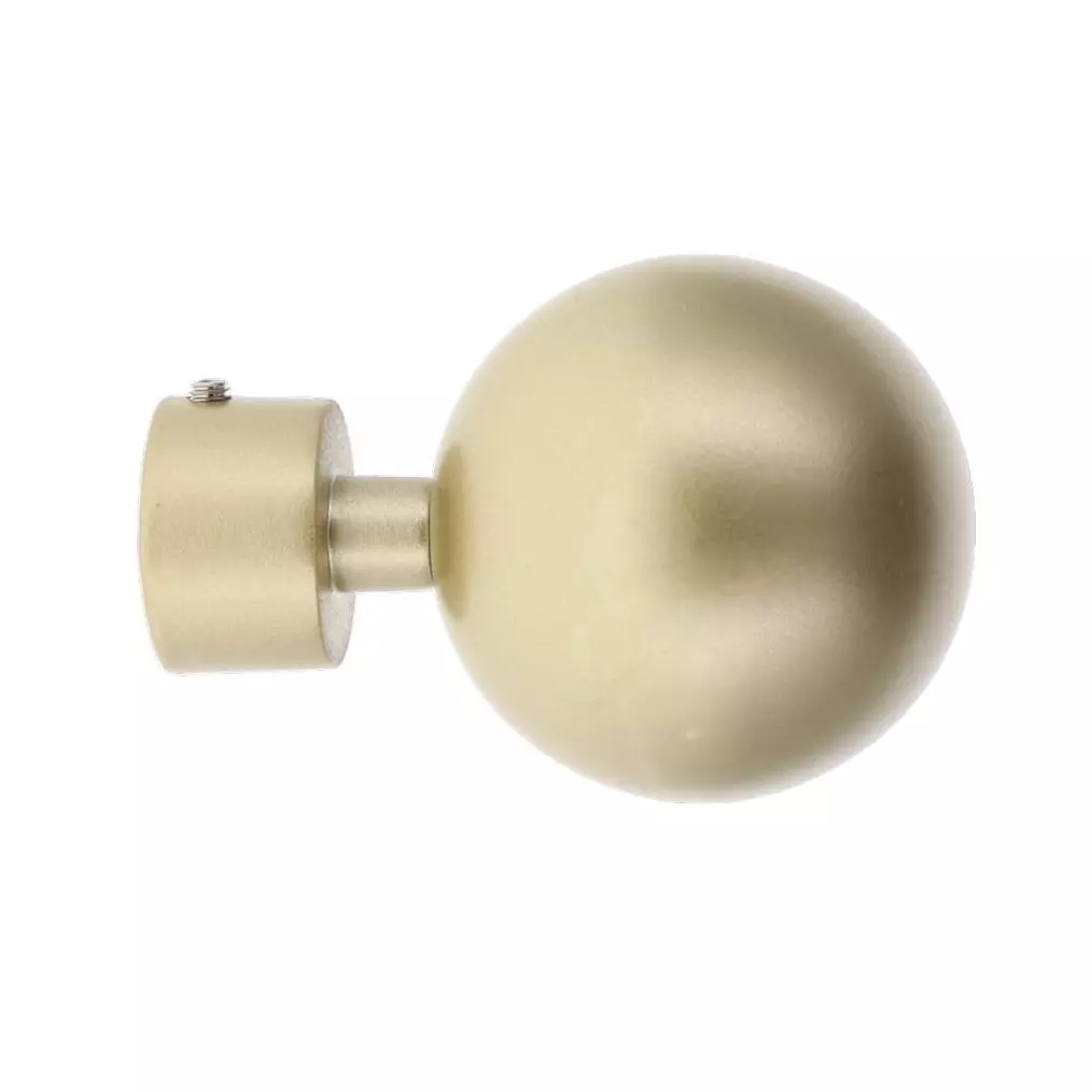 Lot de 2 embouts tringle (D20 mm) Jim Théa Or