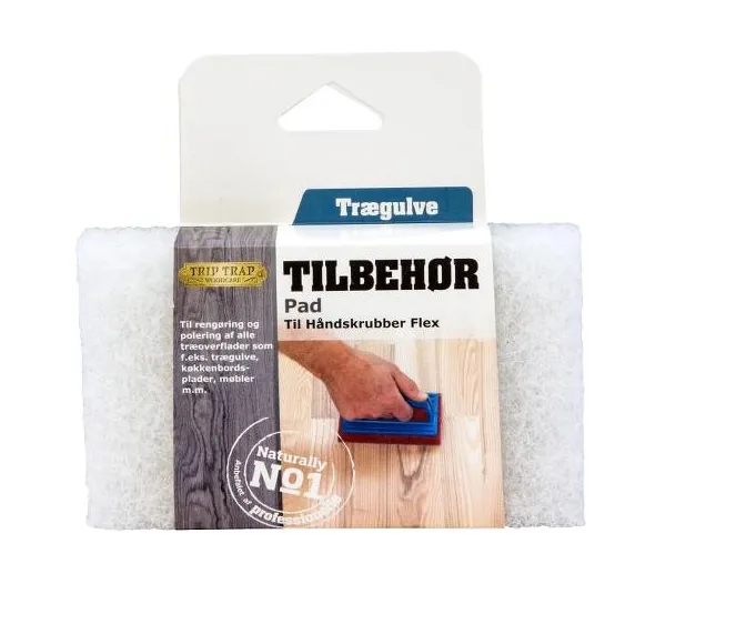 Trifox Pad til håndskrubber flex, hvid