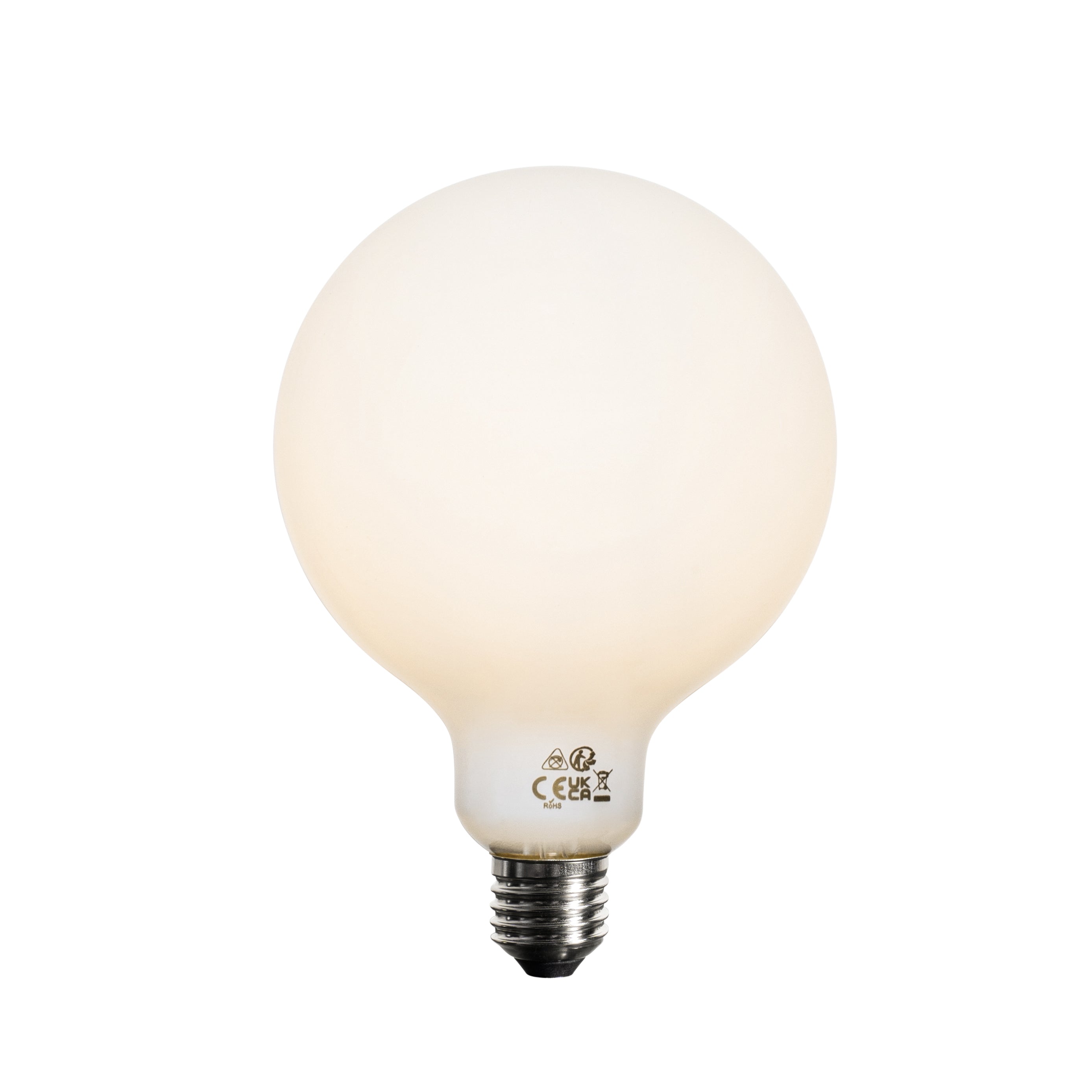 LUEDD E27 dimbare LED lamp opaal G125 5W 450 lm 3000K