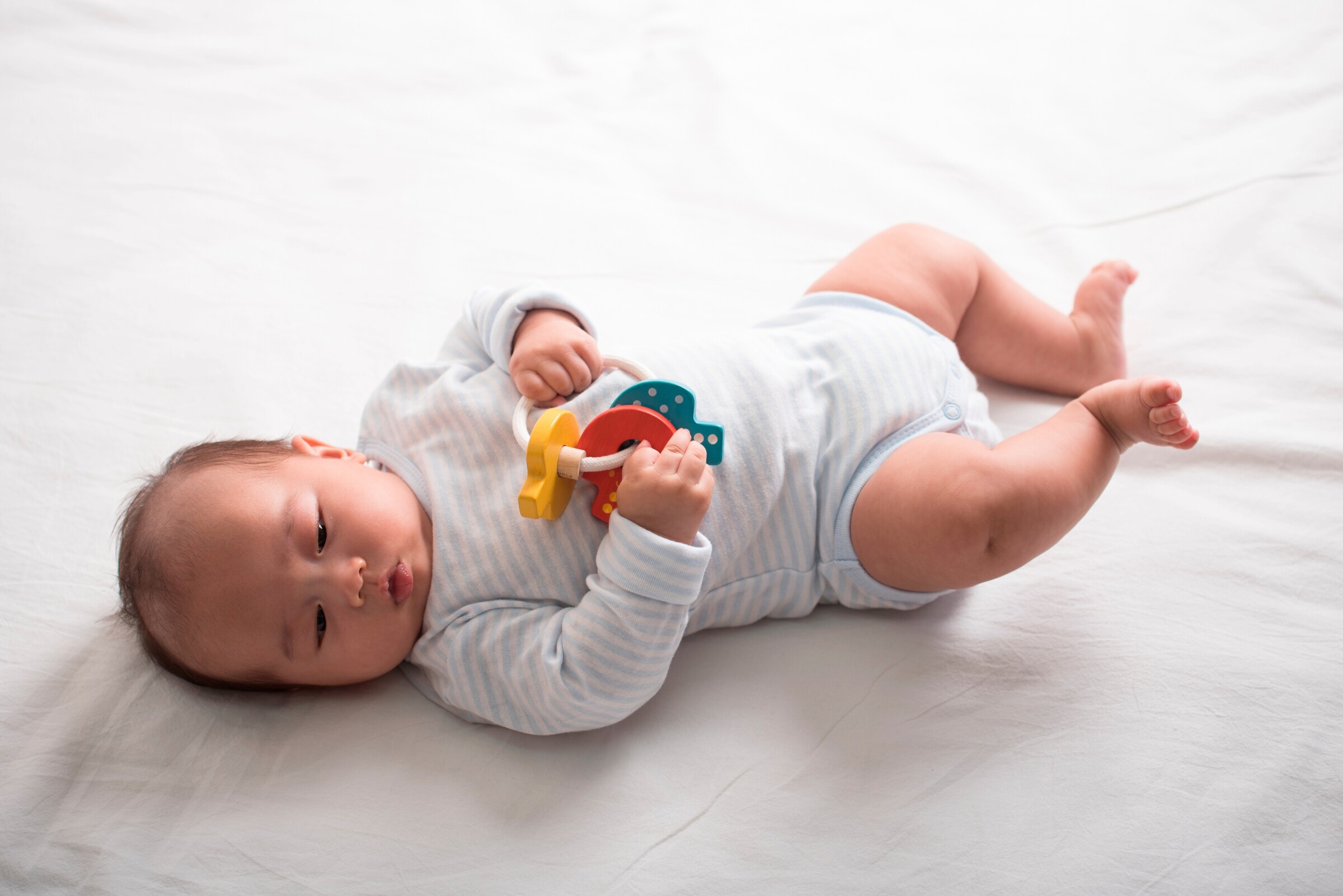 PlanToys Rassel Babyschlüssel bunt