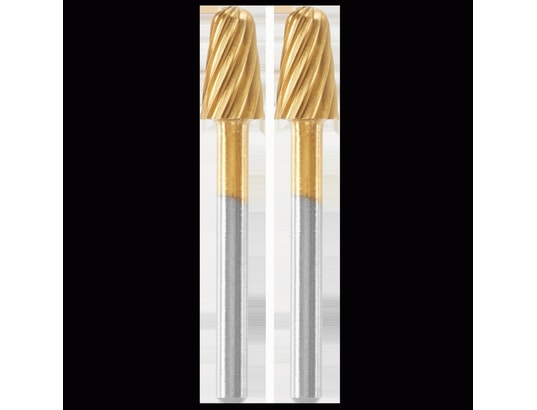 DREMEL - Coffret embouts de fraisage Lot de 2 fraises à sculpter en acier bout rond max 117 pour...