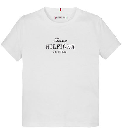 Tommy Hilfiger T-Shirt - Schriftzug - Weiß