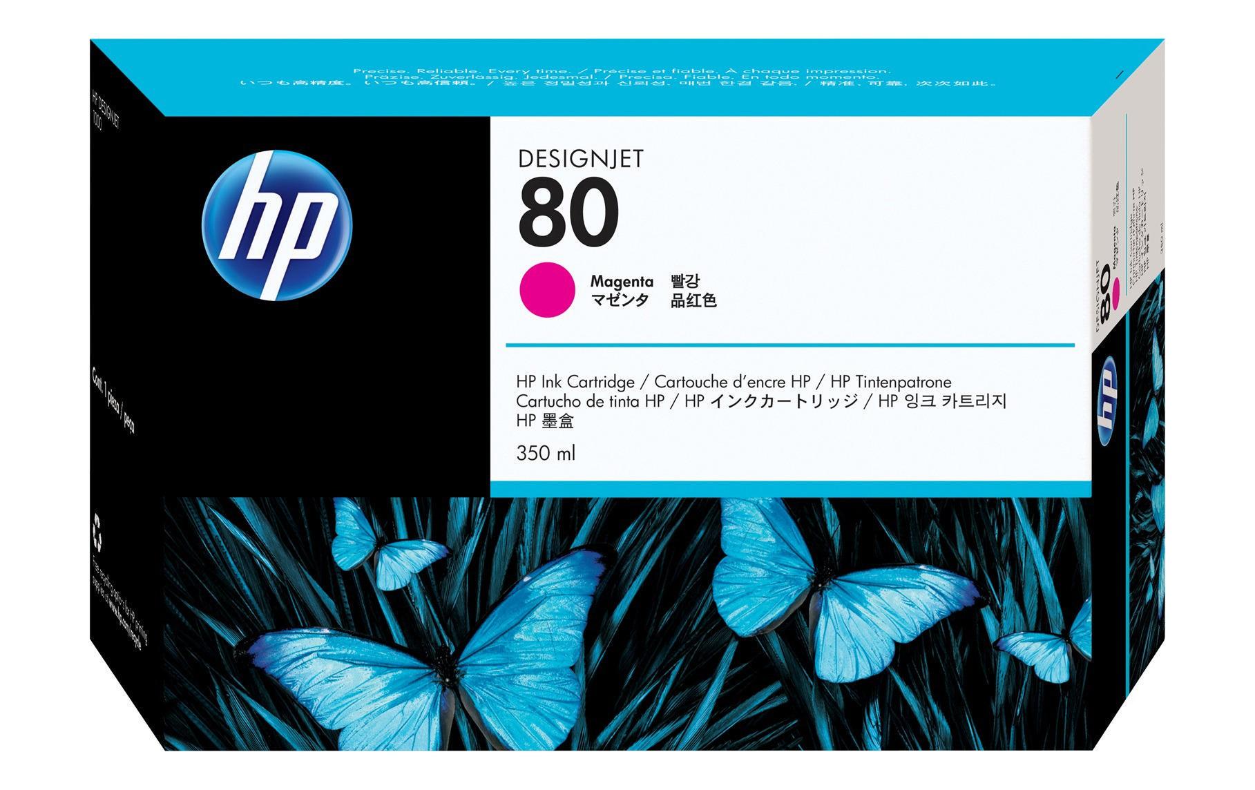 Tinte Nr. 80 (C4847A) Magenta<br>Druckerpatrone