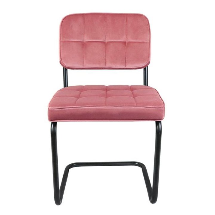 Stoel Velvet - Ivy Roze