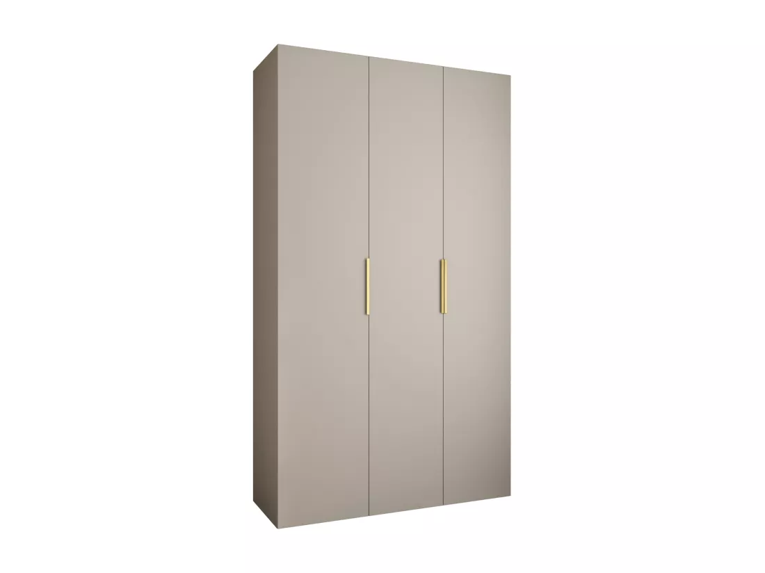 Armoire à portes battantes Como 4 245,5/140/50 3 portes (cachemire/or)