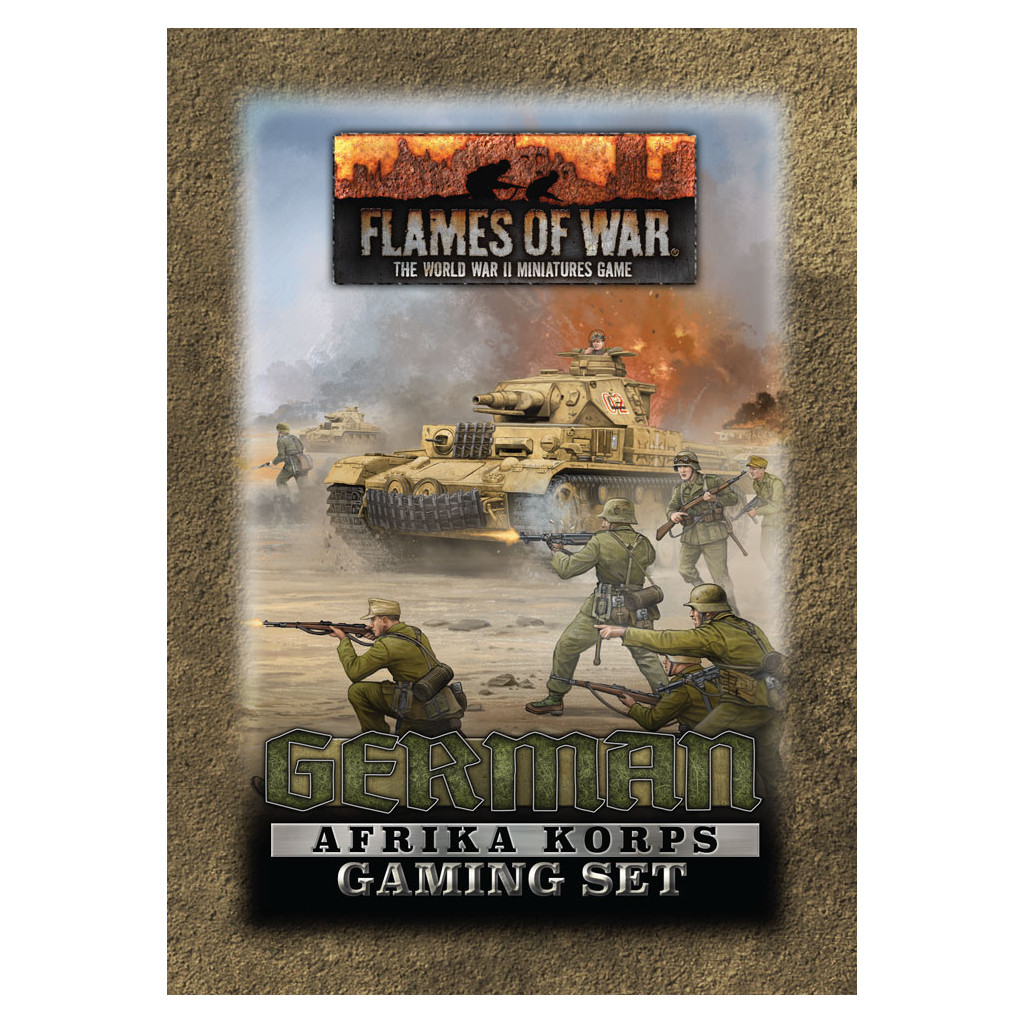 Flames of War - German Afrika Korps Gaming Set