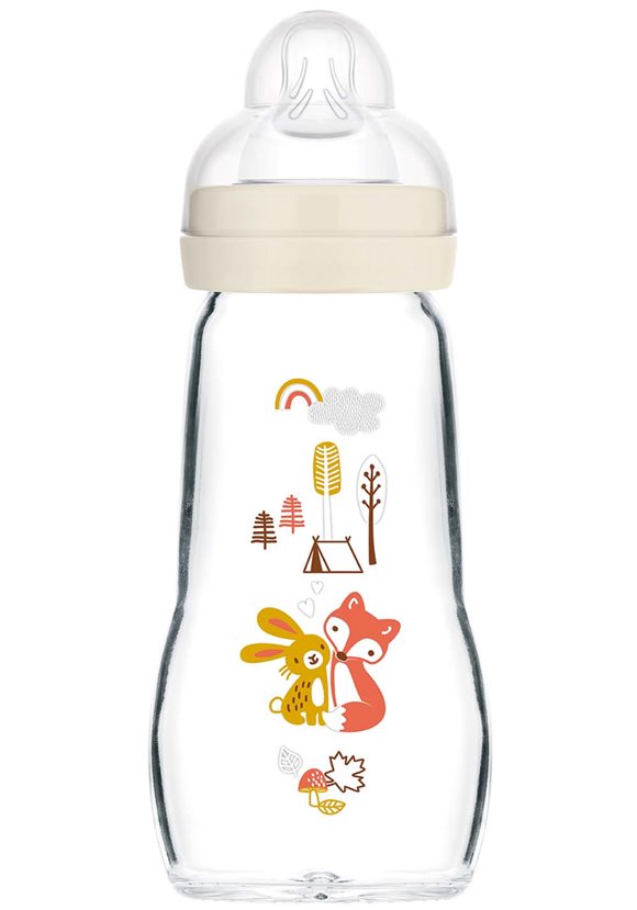 MAM Feel Good Glasflasche 260ml 2  Monate Unisex 1 Stk