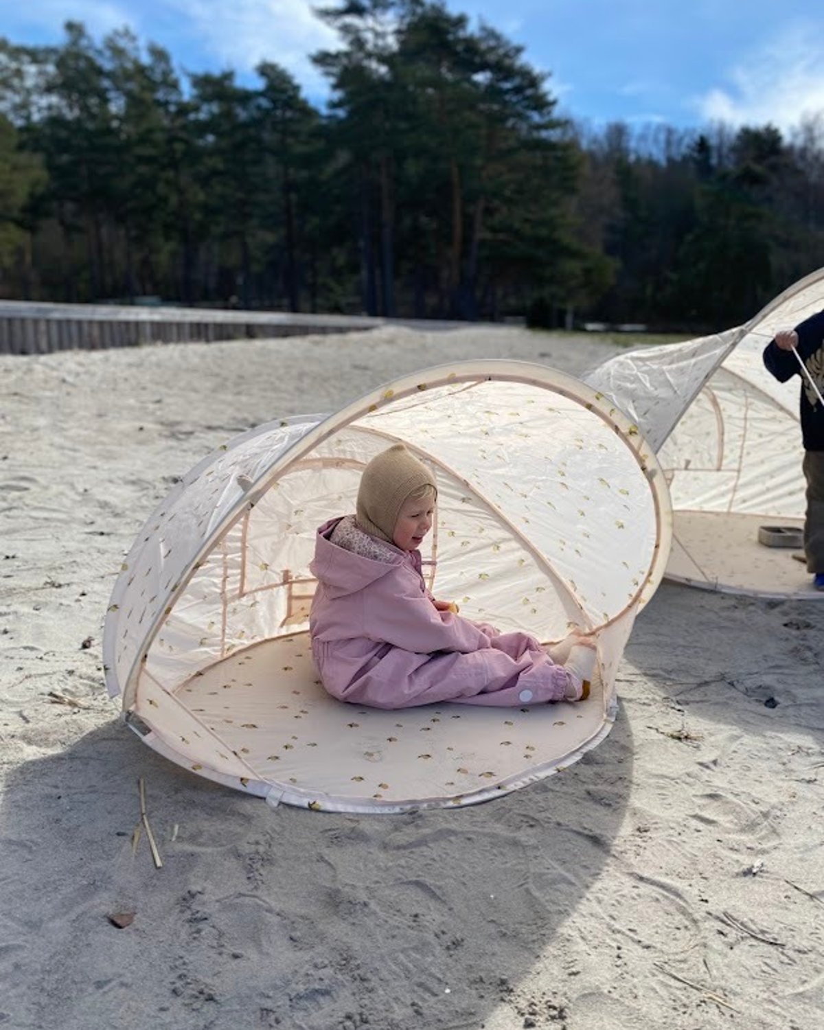 UV Telt Baby, Lite – Strandtelt Pop-up UV50+ | 80×90 cm
