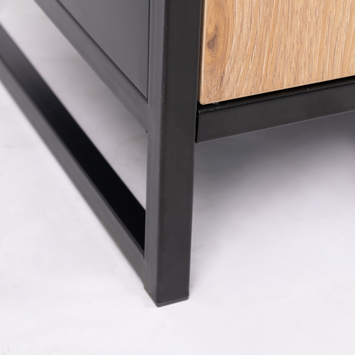 Kast Danny 2-deurs metaal/mdf