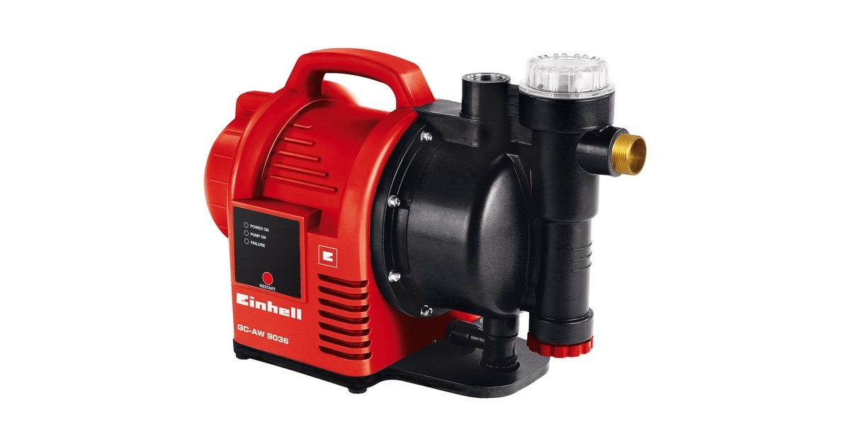 EINHELLHuiswaterautomaat GC-AW 9036 pomp  (Rood/zwart)
