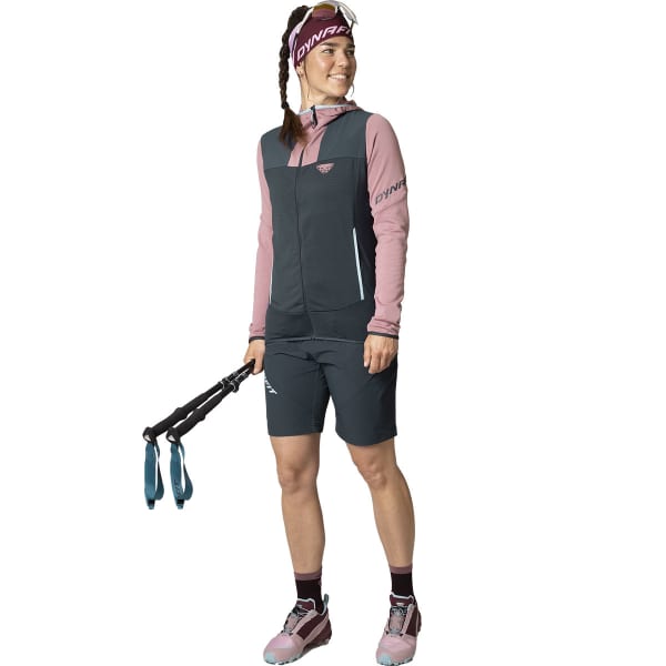 Veste polaire randonnée DYNAFIT TRAVERSE PTC HOODED JKT W MOKAROSA