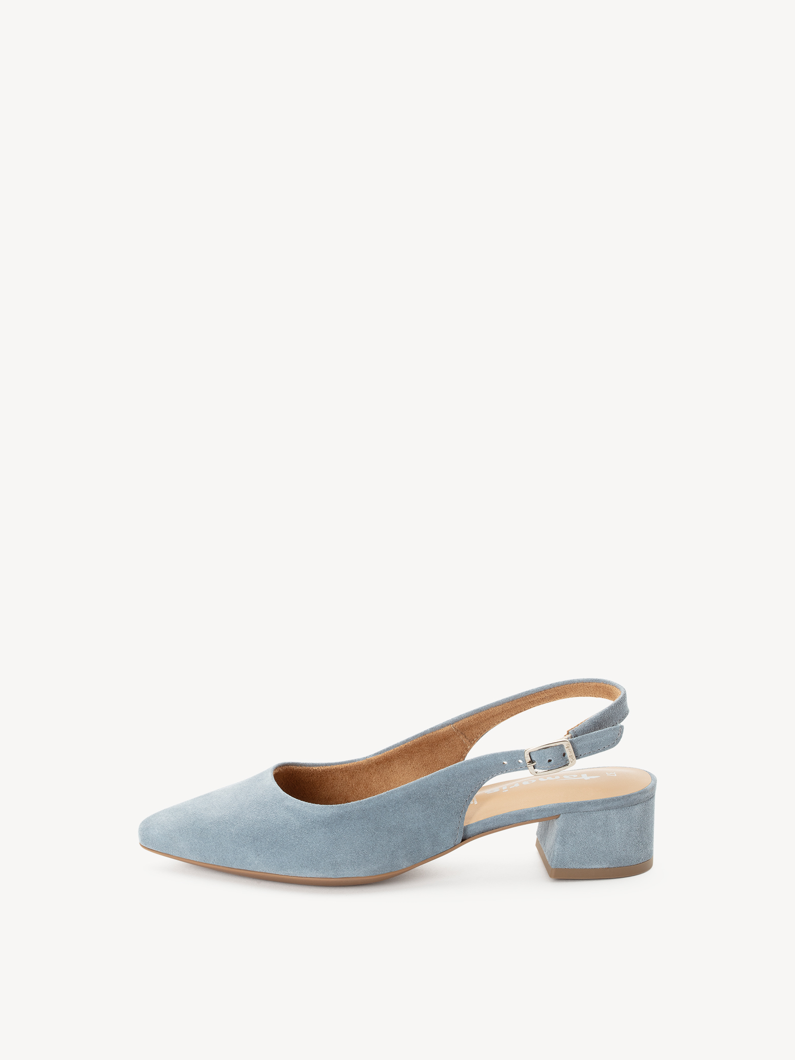 Leren Slingpumps - blauw